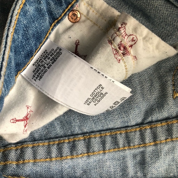 True Religion Women's Blue Distressed Skinny Jeans - Picture 2 of 10